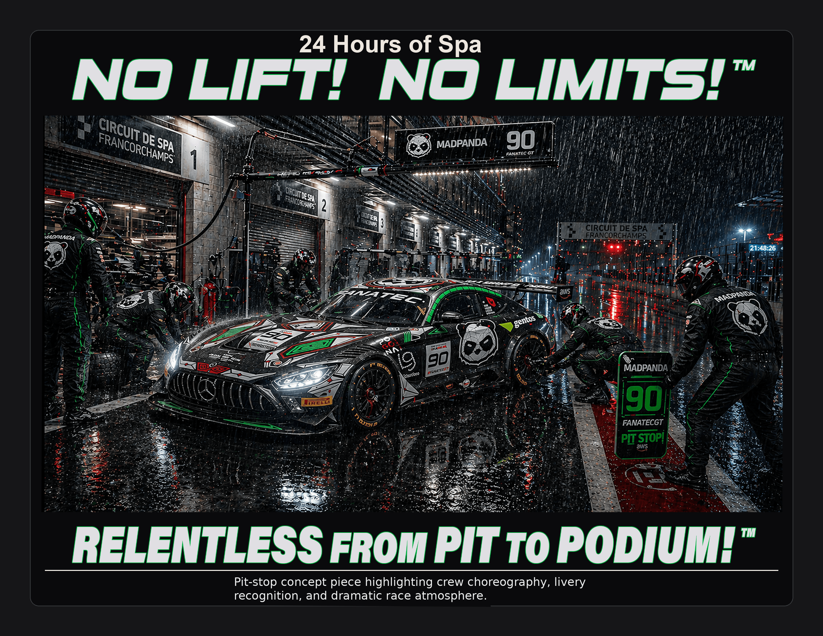 Madpanda 2023 Spa Pit Stop